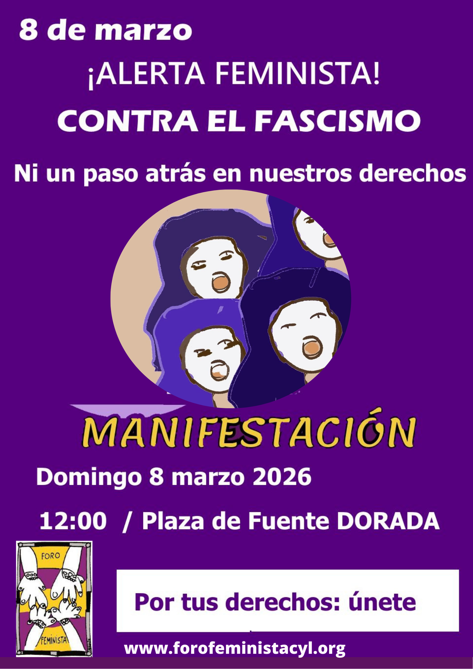8 DE MARZO 2026. MANIFESTACIÓN DÍA INTERNACIONAL DE LAS MUJERES
