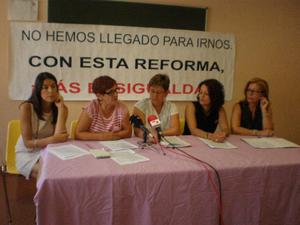 La Coordinadora de Mujeres de Valladolid denuncia el proyecto de Ley de presupuestos 2012 de la Junta de Castilla y León