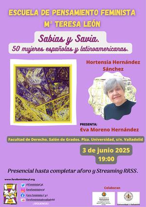 PRESENTCIÓN DEL LIBRO: SABIAS Y SAVIA